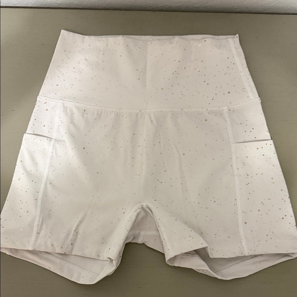 Born Primitive White High-Waist with Gold Speckle